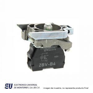 CUERPO PARA PULSADOR Y SELECTOR ILUMINADO COLOR VERDE - ZB4BW0G35