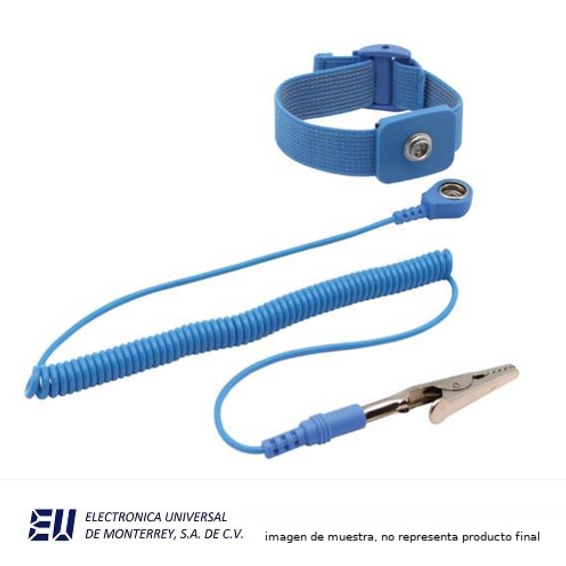 PULSERA ANTIESTATICA AJUSTABLE VELL-AS3 - A9070 - Electrónica Universal de  Monterrey