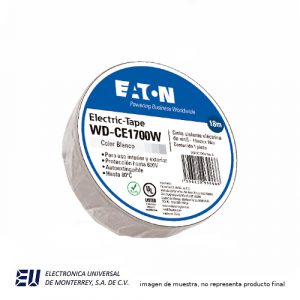 CINTA PVC BLANCa 19mmx 18 M - WD-CE1700W