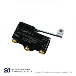 MICRO S/W CON ACTUADOR CON RODILLO - Z15GW2B