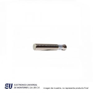 SENSOR INDUCTIVO 12X4MM 10-30VCD PNP, NA, RASO CUERPO CORTO, SIN CABLE - ZI12L-3004PAT4S