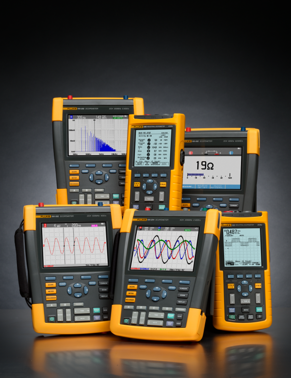 KIT OSCILOSCOPIO PORTÁTIL SCOPEMETER® 40 MHz, 2 CANALES - FLUKE 124B/INT/S - Image 2