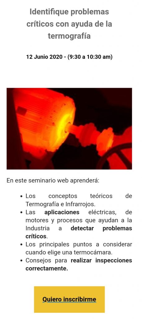 Identifique problemas con ayuda de la termografía