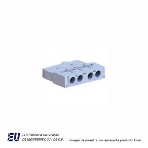 Aux Contact Block, 1NO & 1NC, 250V Max, Front Mount - WEG ACBF-11