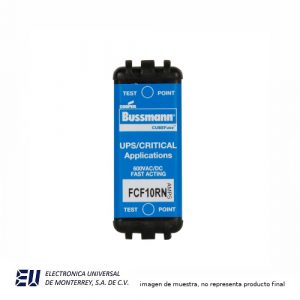 CUBEFUSE 10 AMP. 600VCA/300VCD FINGER-SAFE TIME DELAY - FCF10RN