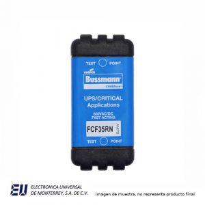 CUBEFUSE 35 AMP. 600VCA/300VCD FINGER-SAFE TIME DELAY - FCF35RN