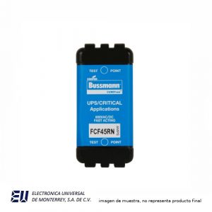 CUBEFUSE 45 AMP. 600VCA/300VCD FINGER-SAFE TIME DELAY - FCF45RN