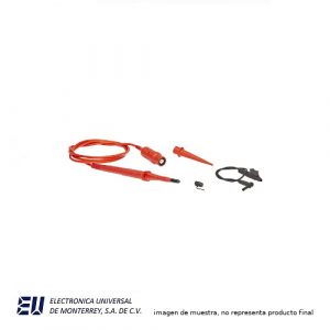 PUNTA DE PRUEBA 10:1 ROJO, 200MHZ, 2.5M - FLUKE VPS212-R