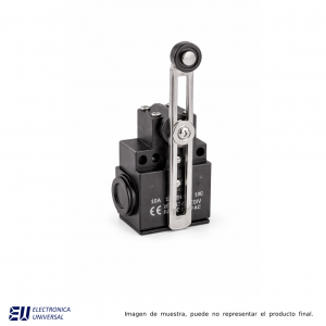 LIMIT SWITCH PLÁSTICO C/RODILLO DE NYLON 1NO+1NC 50MM - PS42L-NS11R1-T00