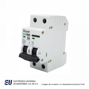 MINI INTERRUPTOR IEC ROYER 10KA 2P - RYDN10-2C32