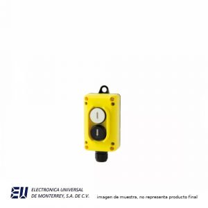 BOTONERA DE CONTROL DE FILA UNICA CON 2 BOTONES PULSADORES - TLP2