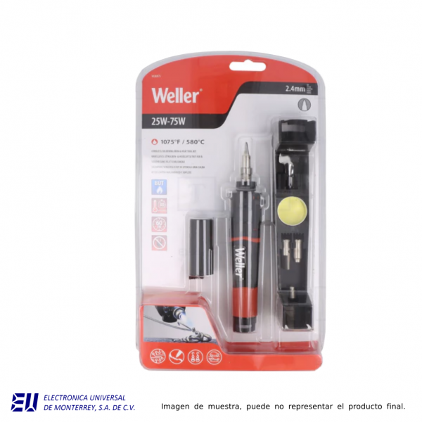 CAUTIN INALAMBRICO 25W-75W CON KIT DE HERRAMIENTAS DE GAS BUTANO - WLBUK75