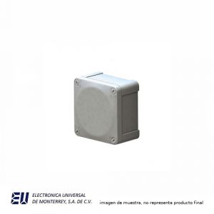CAJA ESTANCAS IP65 100X100X55 CON LADOS CERRADOS Y PLACA CON TORNILLOS  -  WDL1010S