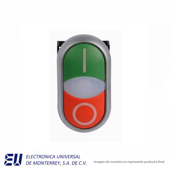 BOTON BANDERA ROJO/VERDE - I/O SIN CONTACTO  -  M22-DDL-GR-X1/X0
