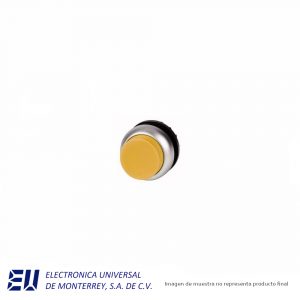 BOTON M22 22.5MM ILUMINADO EXTENDIDO AMARILLO  -  M22-DLH-Y