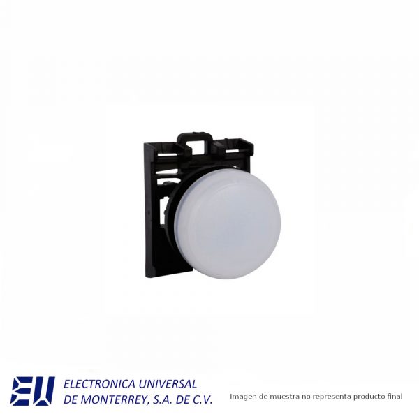 CABEZA PARA PILOTO BLANCO METALICO - ZB4BV013