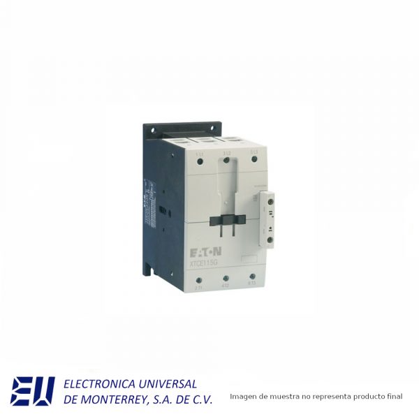 CONTACTOR IEC 3P FVNR -NO REVERSIBLE- 115A FRAME G, 0NA-0NC 190Vac/50Hz, 240Vac/60Hz - XTCE115G00B