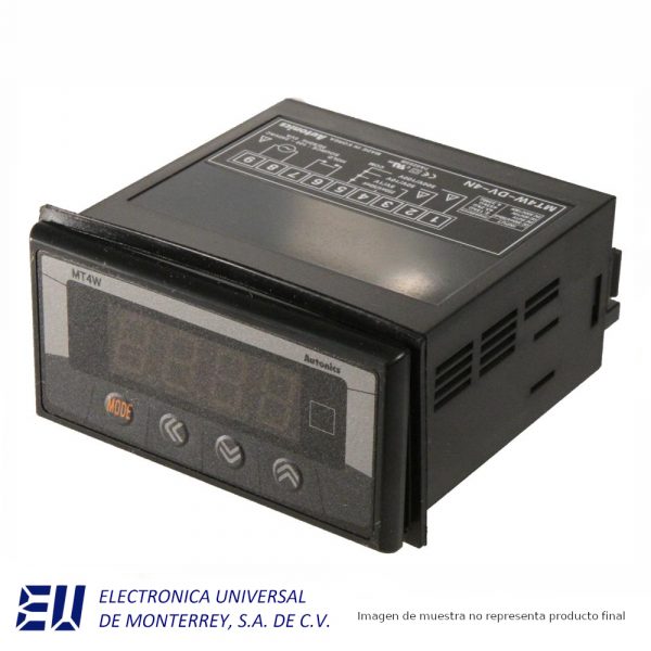 AMPERIMETRO DIG 4 DIGITOS 1-500VCD MULTIESCALA 50MV 100-240VCA 48X96  - MT4WDV4N