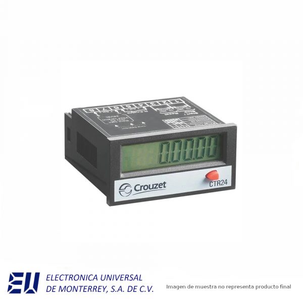 CONTADOR HORARIO LCD 24X48, 8 DIGITOS, 10-260V, NPN, 0.1S-99,999.99H - 87622162