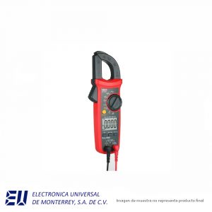 AMPERIMETRO DE GANCHO 400A (AC) 600V AC/DC MARCA UNI-T - UT-202+