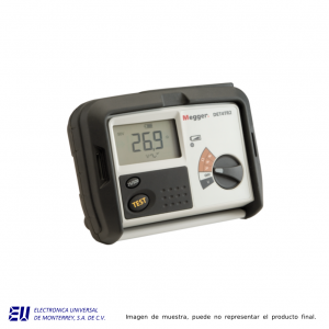 PROBADOR BÁSICO DE TIERRA, CUATRO TERMINALES Y BATERÍA DE CELDA SECA, MEGGER 20kΩ - DET4TD2