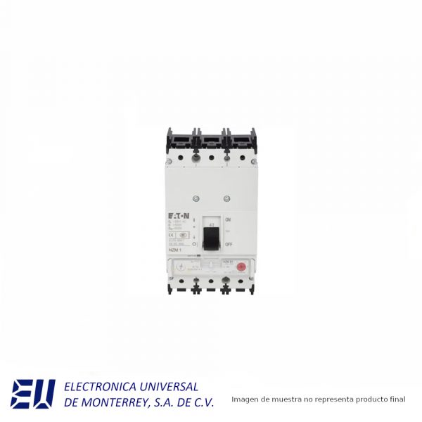 INTERRUPTOR TERMOMAGNETICO 3 POLOS, 400/417 V, 25KA, 25 AMP MOELLER - NZMB1-A25