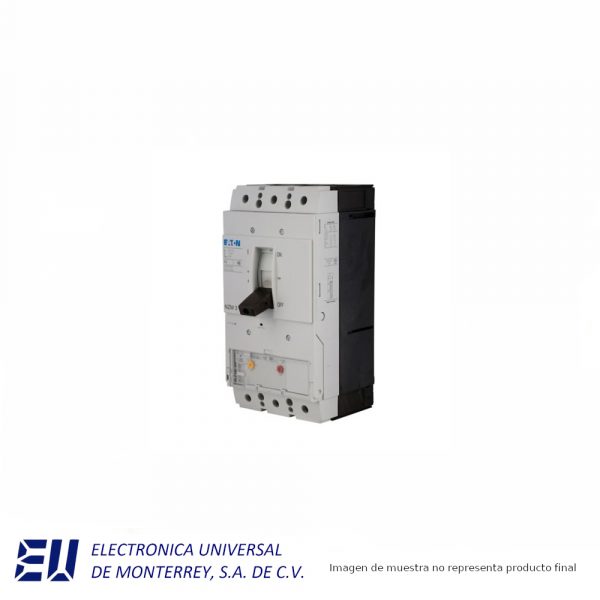 INTERRUPTOR TERMOMAGNETICO 3 POLOS, 400/415 V, 50KA, 630 AMP MOELLER - NZMN3-AE630