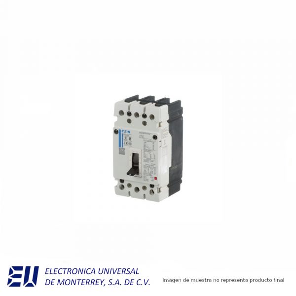 INTERRUPTOR TERMOMAGNETICO DE 3 POLOS, 15 AMP, 600 VCA 25KA/480V EATON POWER DEFENSE - PDG13F0015TFFJ