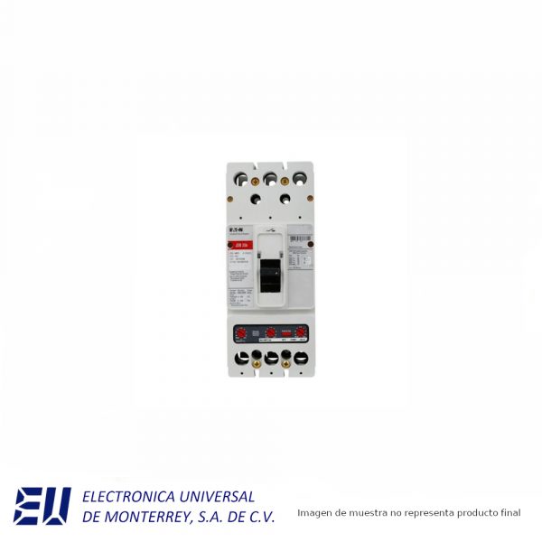 INTERRUPTOR TERMOMAGNETICO DE 3 POLOS SERIE C, 200 AMP, 600 VCA EATON - JD3200L
