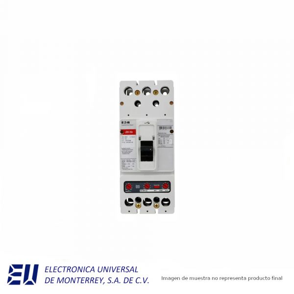 INTERRUPTOR TERMOMAGNETICO DE 3 POLOS SERIE C, 200 AMP, J-FRAME FACTORY SEALED EATON - JDB3200L