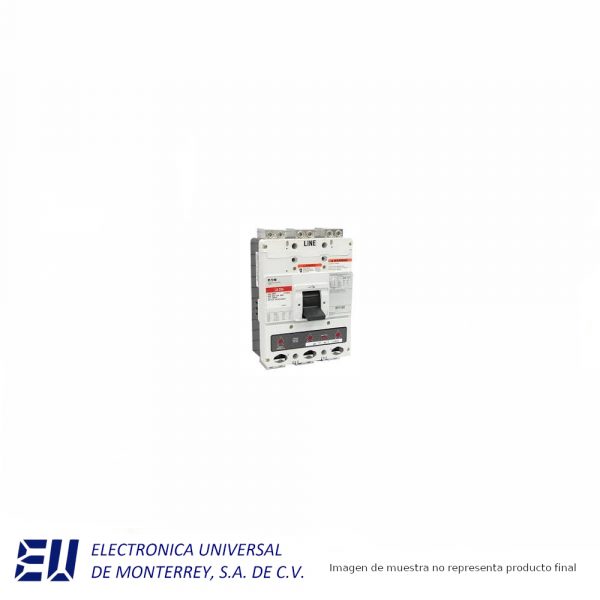 INTERRUPTOR TERMOMAGNETICO DE 3 POLOS SERIE LD, 600 AMP, 600 VCA 250 VCD - LD3600L