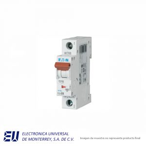 INTERRUPTOR TERMOMAGNETICO PARA RIEL DIN 4 AMP 6KA 1 POLO CURVA B - PLS6-B4-MW