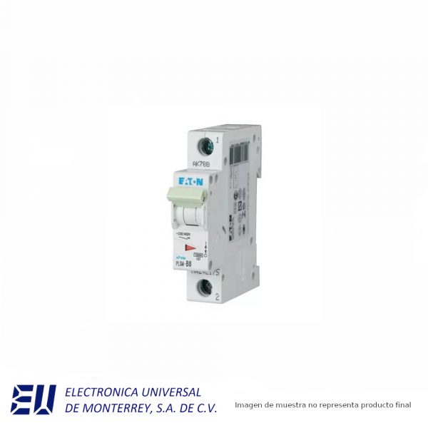INTERRUPTOR TERMOMAGNETICO PARA RIEL DIN 25 AMP 6KA 1 POLO - PLS6-C25-MW