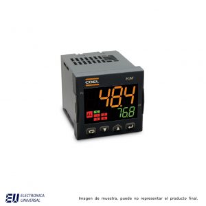 CONTROL DE TEMPERATURA, 1 ENTRADA UNIVERSAL, 2 ENTRADAS DIGITALES, 3 SALIDAS A RELE, 48X48MM, ALIMENTACION 110 A 240 VCA  -  KM1-HCRRRD